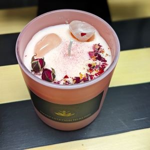 Libra healing zodiac candle